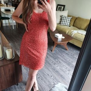 Sequin mini dress